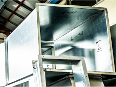 空調、換気、厨房、排煙、各種角ダクト製作