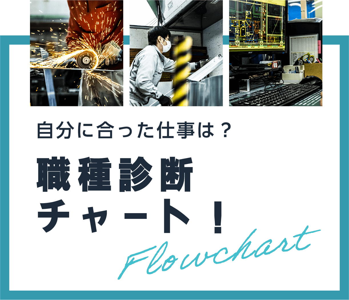 自分に合った仕事は？職種診断チャート！